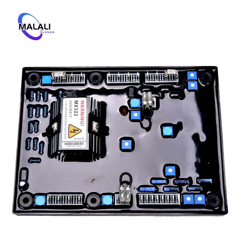 MX322 AVR автоматический стабилизатор напряжения для дизельного бесщеточного генератора, плата напряжения, аксессуары для генератора
MX322 AVR автоматический стабилизатор напряжения для дизельного бесщеточного генератора, плата напряжения, аксессуары для генератора