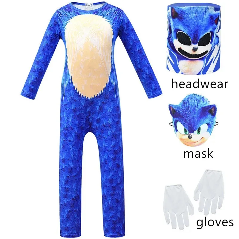 4-12Y Kids Anime blue D-Deluxe Hedgehog Costume Girl boys Game Character Cosplay birthday christmas Halloween Costume for Kids
4-12Y Kids Anime blue D-Deluxe Hedgehog Costume Girl boys Game Character Cosplay birthday christmas Halloween Costume for Kids