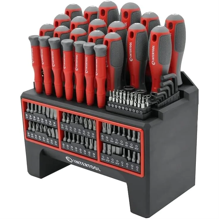 114-Piece Screwdriver Set with Mountable Rack, Magnetic Tips, Precision Bits & Hex Keys for DIY
114-Piece Screwdriver Set with Mountable Rack, Magnetic Tips, Precision Bits & Hex Keys for DIY