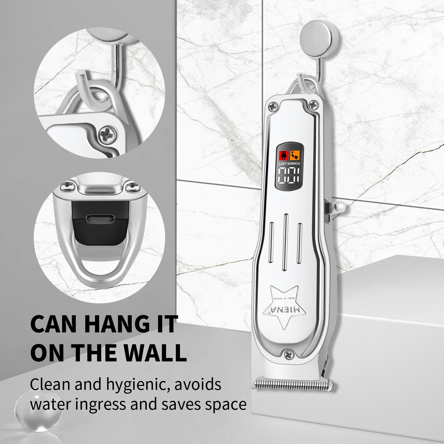 HIENA Private Label Hair Trimmer Usb Pro Barber Machine Bldc Hair Trimmer With Charging Base
HIENA Private Label Hair Trimmer Usb Pro Barber Machine Bldc Hair Trimmer With Charging Base