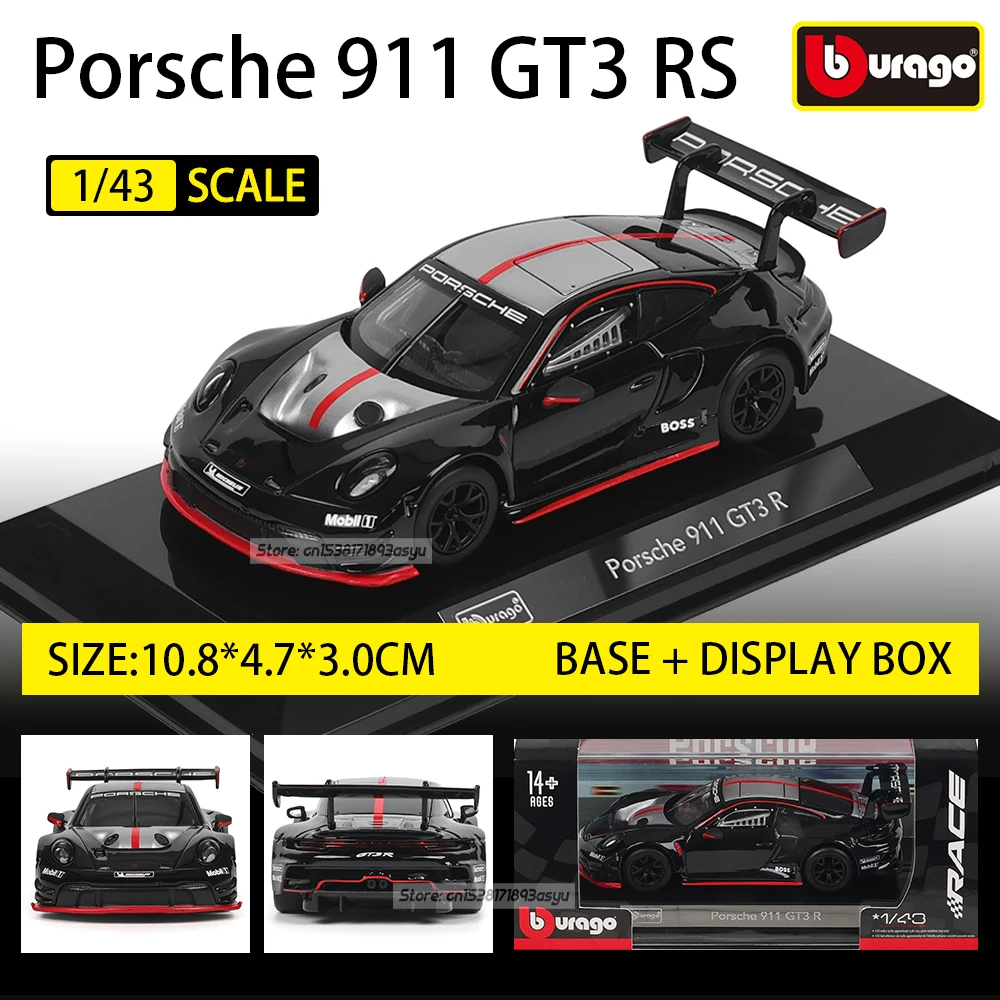 Bburago 1:43 Alloy car model Porsche 911 GT3 Exquisite die-casting model Collectibles birthday gifts boys' toys
Bburago 1:43 Alloy car model Porsche 911 GT3 Exquisite die-casting model Collectibles birthday gifts boys' toys