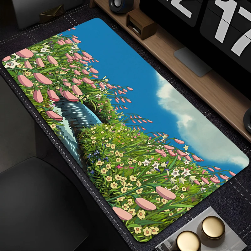 Mousepad Gaming Mouse Pad PC Accessories Non-slip Black Keyboard Pad H-Howls Moving C-Castle Large Desk Mat Rubber Extended Pad
Mousepad Gaming Mouse Pad PC Accessories Non-slip Black Keyboard Pad H-Howls Moving C-Castle Large Desk Mat Rubber Extended Pad