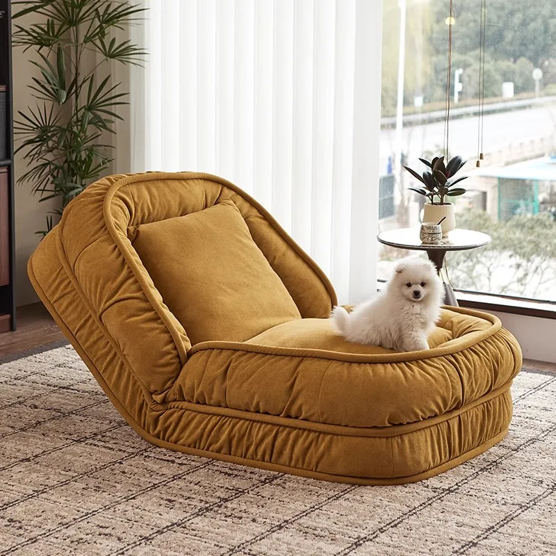 Human kennel sofa reclining and sleeping Nordic modern simple single sofa balcony leisure recliner
Human kennel sofa reclining and sleeping Nordic modern simple single sofa balcony leisure recliner
