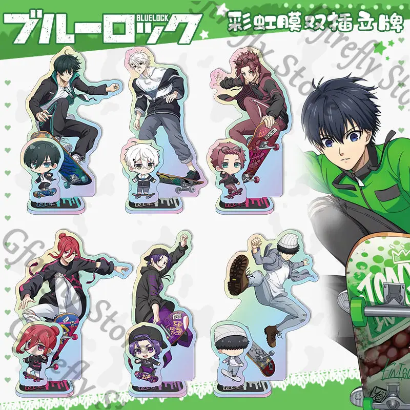 BLUE LOCK Tsurugi ZantetsuBarou Shouei Skateboard Double-insert Rainbow Film Standee Acrylic Standing Sign Cosplay Ornaments
BLUE LOCK Tsurugi ZantetsuBarou Shouei Skateboard Double-insert Rainbow Film Standee Acrylic Standing Sign Cosplay Ornaments