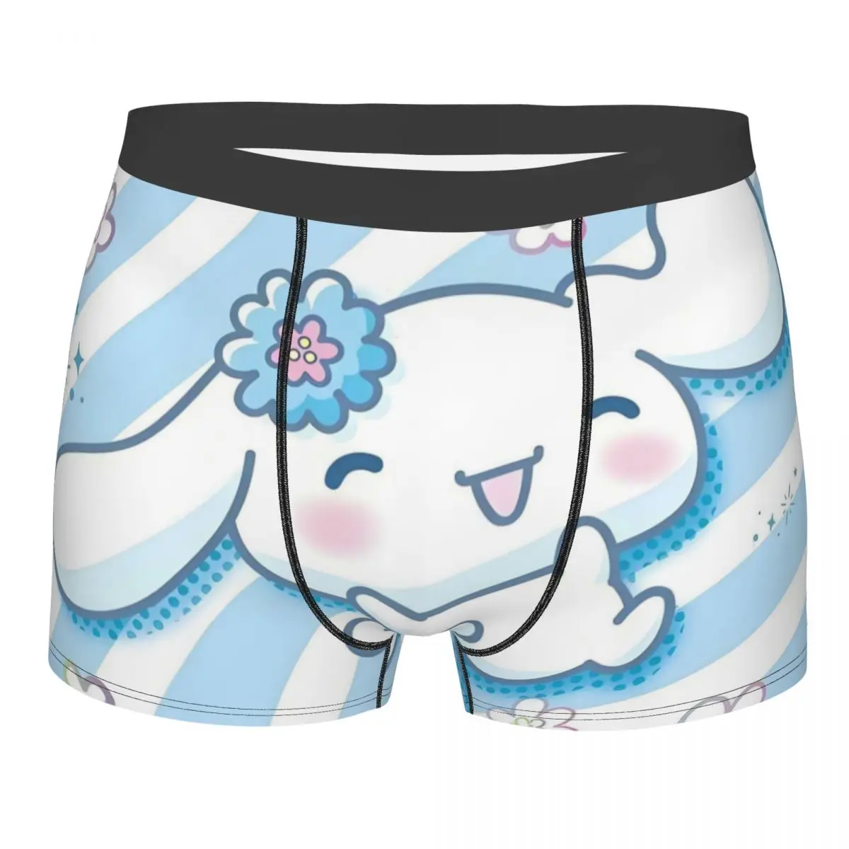 Нижнее белье в стиле аниме Sanrio Cinnamoroll, мужские трусы-боксеры с принтом Kawaii, шорты, мягкие трусы
Нижнее белье в стиле аниме Sanrio Cinnamoroll, мужские трусы-боксеры с принтом Kawaii, шорты, мягкие трусы