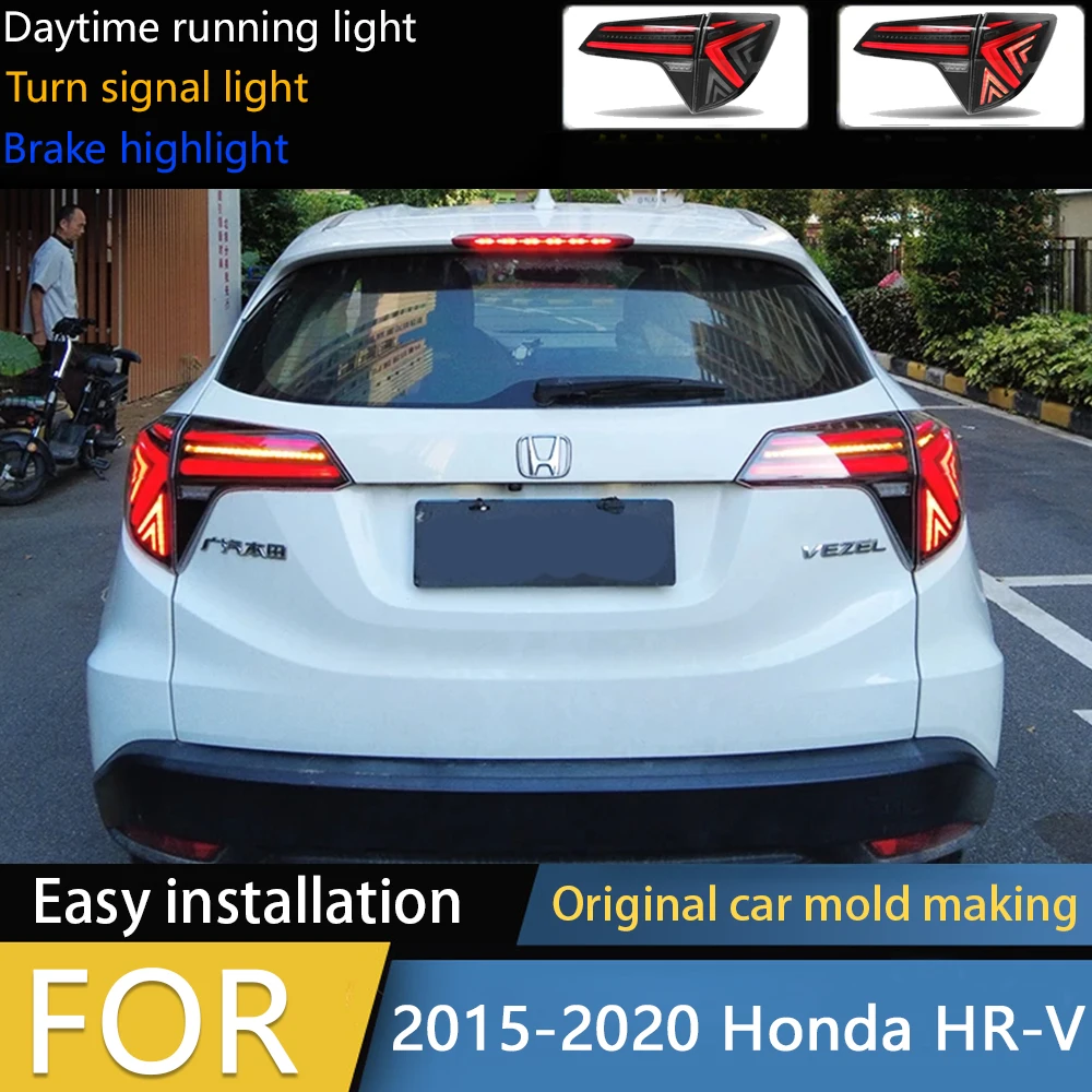 Car Styling for Honda HR-V LED Tail Light 2015-2020 HRV Vezel Rear Fog Brake Turn Signal Auto Accessories
Car Styling for Honda HR-V LED Tail Light 2015-2020 HRV Vezel Rear Fog Brake Turn Signal Auto Accessories