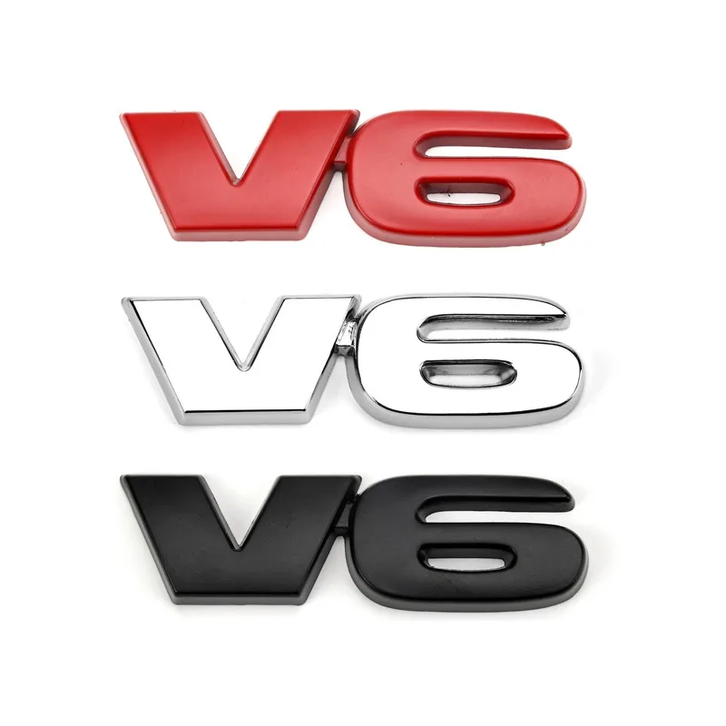 Metal Car Sticker Auto Styling Metal V6 Engine Logo Emblem Trunk Sport Turbo Auto Badge 3D Sticker Decal Accessories
Metal Car Sticker Auto Styling Metal V6 Engine Logo Emblem Trunk Sport Turbo Auto Badge 3D Sticker Decal Accessories