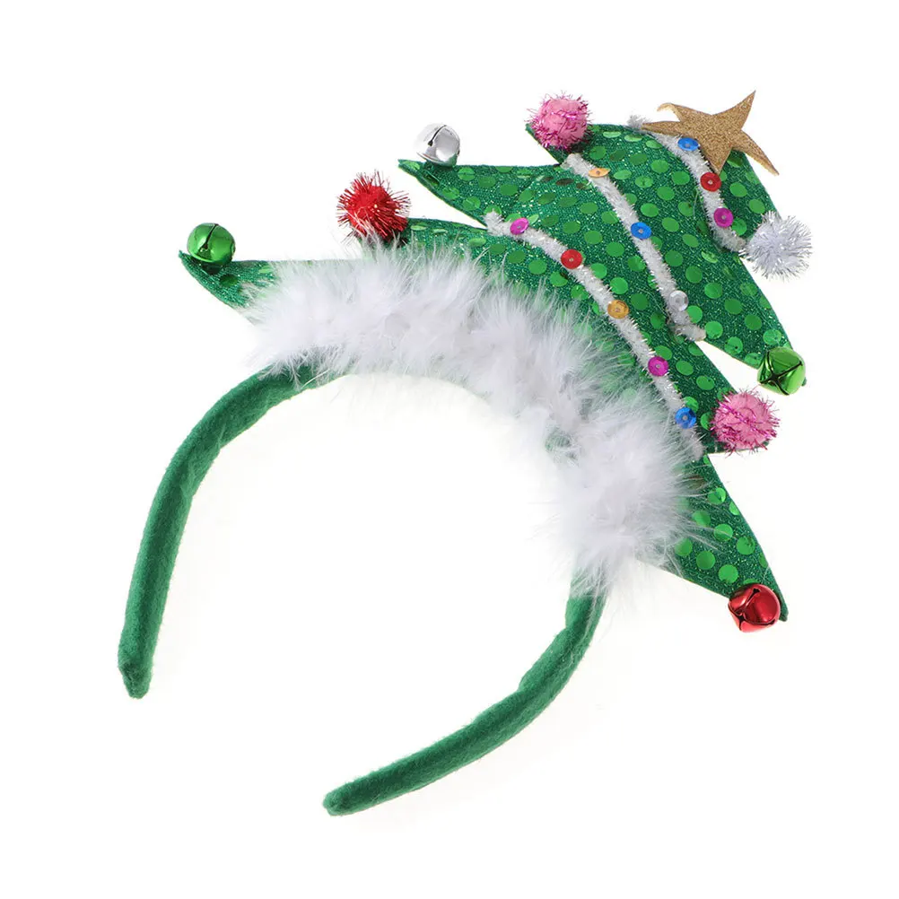 Christmas Tree Bell Headband Kids Soft Fit Hair Hoop Ideal for Christmas Easter New Year Party Hair Accessories 
Christmas Tree Bell Headband Kids Soft Fit Hair Hoop Ideal for Christmas Easter New Year Party Hair Accessories