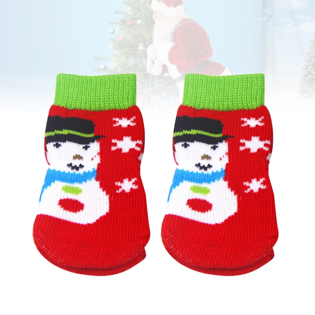 4pcs Pet Cotton Socks for Dog Cat Anti Slip Cartoon Pattern Protect Feet from Cold Snow Ice Salt Keep Paws Clean Soft Material 
4pcs Pet Cotton Socks for Dog Cat Anti Slip Cartoon Pattern Protect Feet from Cold Snow Ice Salt Keep Paws Clean Soft Material