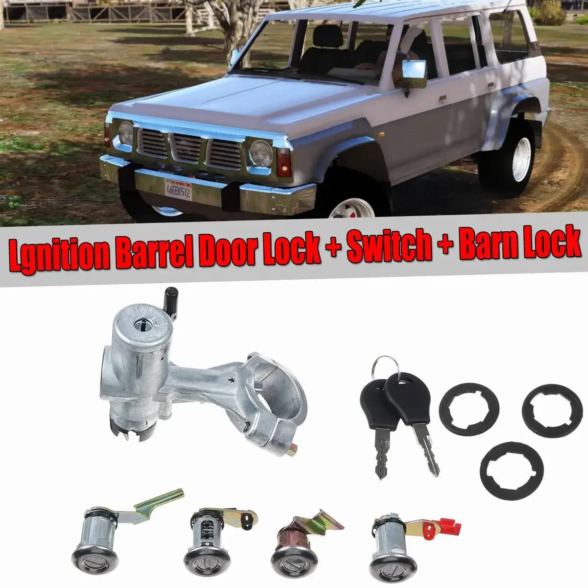 NEW Car Start Switch Kits New Ignition Barrel Door Lock + SWITCH + Barn Lock For Nissan For Patrol GQ Y60 1988-1998
NEW Car Start Switch Kits New Ignition Barrel Door Lock + SWITCH + Barn Lock For Nissan For Patrol GQ Y60 1988-1998