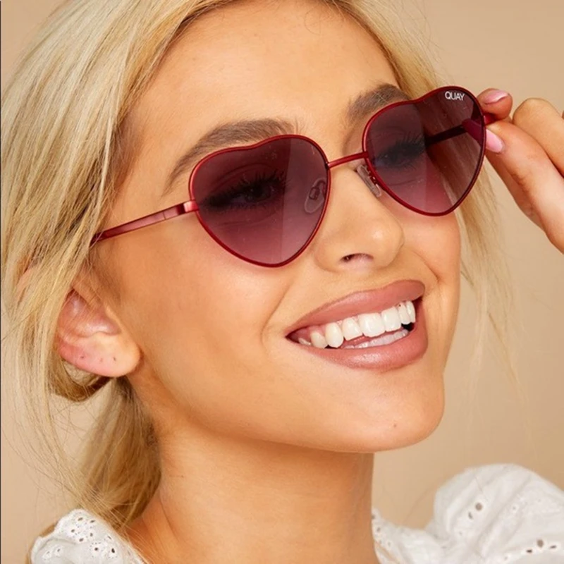 Quay Brand Heart-Shaped Sunglasses Women Heartbreaker Sun Glasses Female Love Eyewear UV400 Gafas
Quay Brand Heart-Shaped Sunglasses Women Heartbreaker Sun Glasses Female Love Eyewear UV400 Gafas