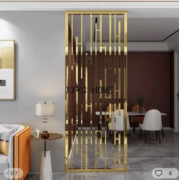 New Nordic Style Stainless Steel Screen Partition Decoration Living Room Partition Screen Bedroom Partition Screen
New Nordic Style Stainless Steel Screen Partition Decoration Living Room Partition Screen Bedroom Partition Screen