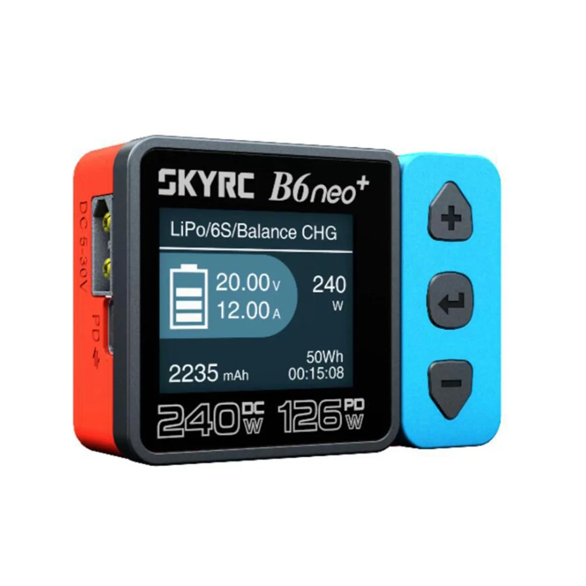 Yours SKYRC Upgrade B6neo+ Smart Charger High Power DC240W PD126W Многоязычное балансное компактное зарядное устройство B6neo Вилки
Yours SKYRC Upgrade B6neo+ Smart Charger High Power DC240W PD126W Многоязычное балансное компактное зарядное устройство B6neo Вилки