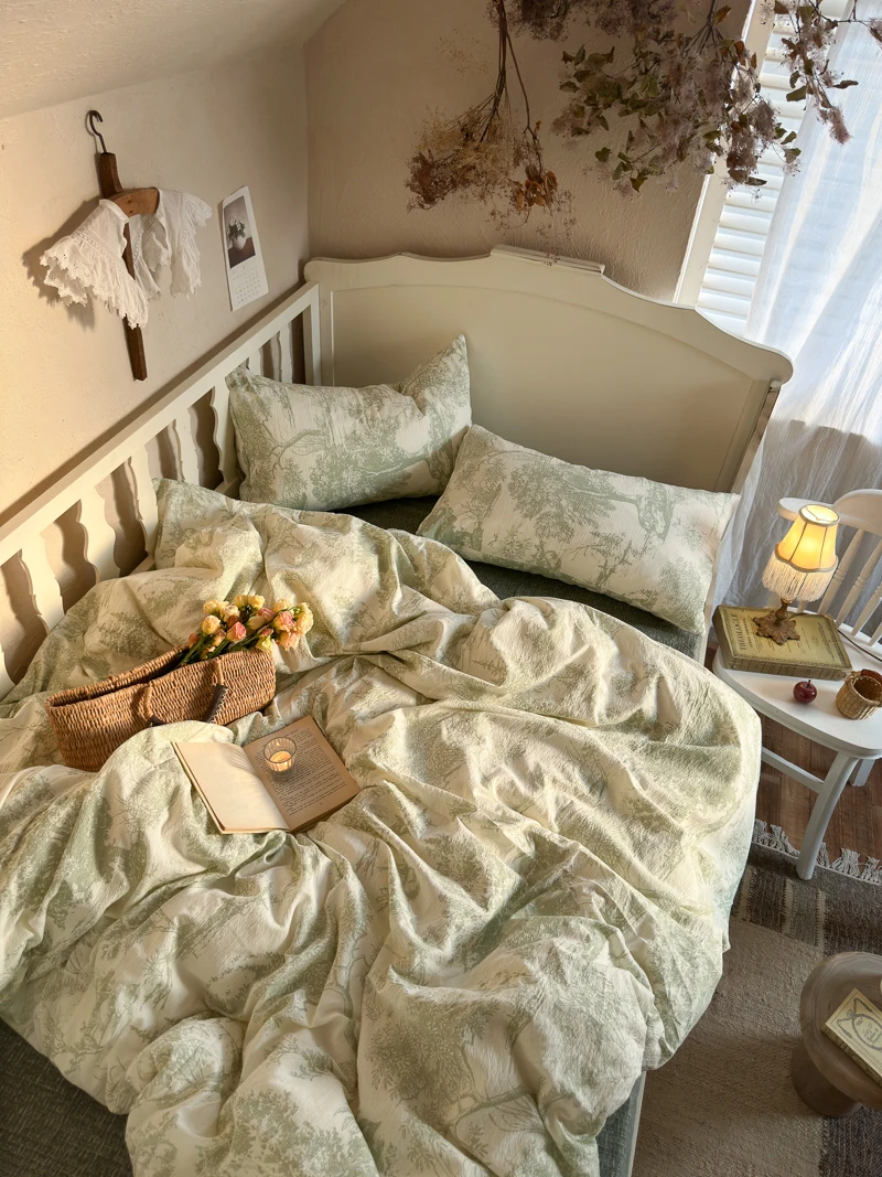 Комплект постельного белья в цветочном стиле, пододеяльник, наволочка с простыней, приятный для кожи комплект постельного белья, постельное белье для комнаты для девочек
Комплект постельного белья в цветочном стиле, пододеяльник, наволочка с простыней, приятный для кожи комплект постельного белья, постельное белье для комнаты для девочек