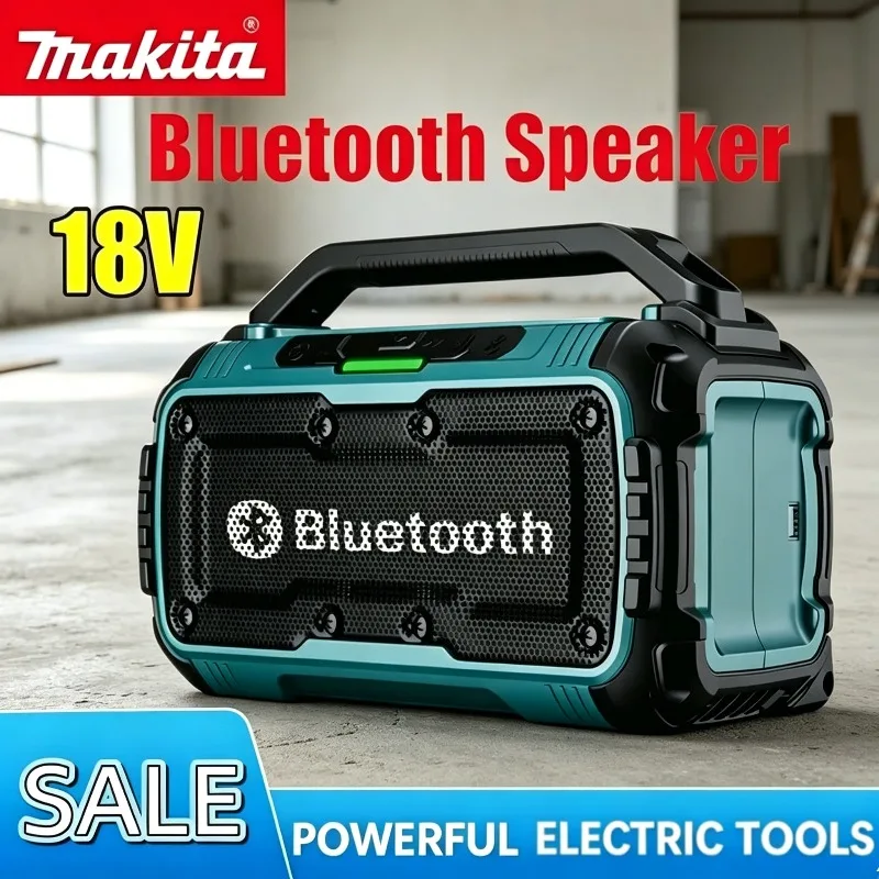 Makita Cordless Bluetooth Speaker Loudspeaker, Dual Channel Subwoofer, For Makita 18V Battery, Portable Surround Speakers.
Makita Cordless Bluetooth Speaker Loudspeaker, Dual Channel Subwoofer, For Makita 18V Battery, Portable Surround Speakers.
