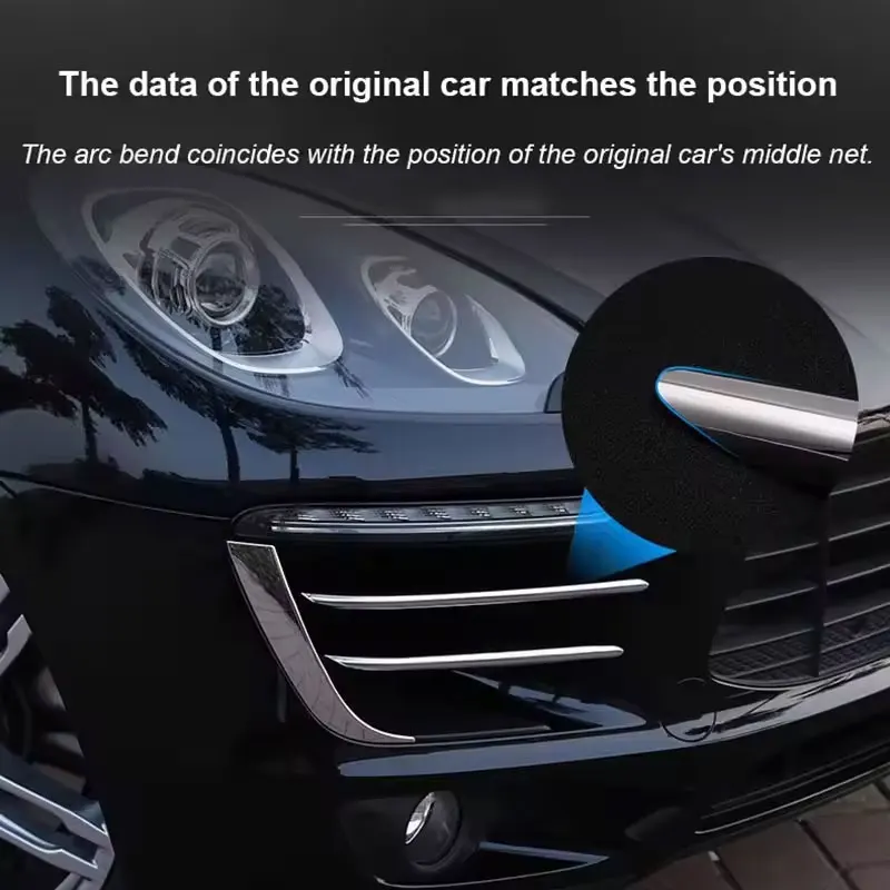 For Porsche Macan 2014 2015 2016 2017 2018 4PCS ABS Front Fog Light Lamp Cover Mesh Grill Molding Trim Garnish Accessories
For Porsche Macan 2014 2015 2016 2017 2018 4PCS ABS Front Fog Light Lamp Cover Mesh Grill Molding Trim Garnish Accessories