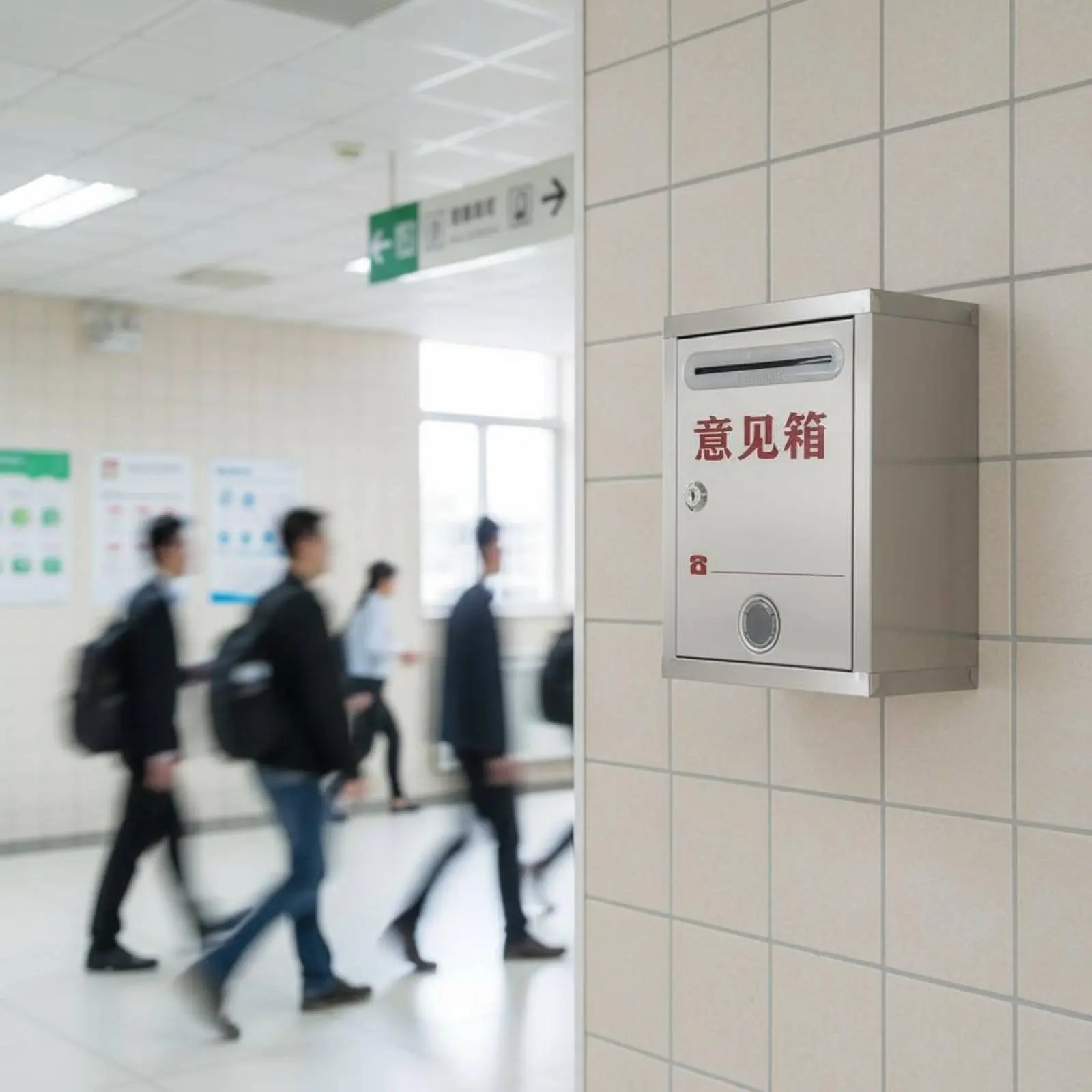 Stainless Steel Suggestion Box Professional Grade Lock Locking Wall Mailbox Office Feedback Box Anti-Fishing Design Metal
Stainless Steel Suggestion Box Professional Grade Lock Locking Wall Mailbox Office Feedback Box Anti-Fishing Design Metal