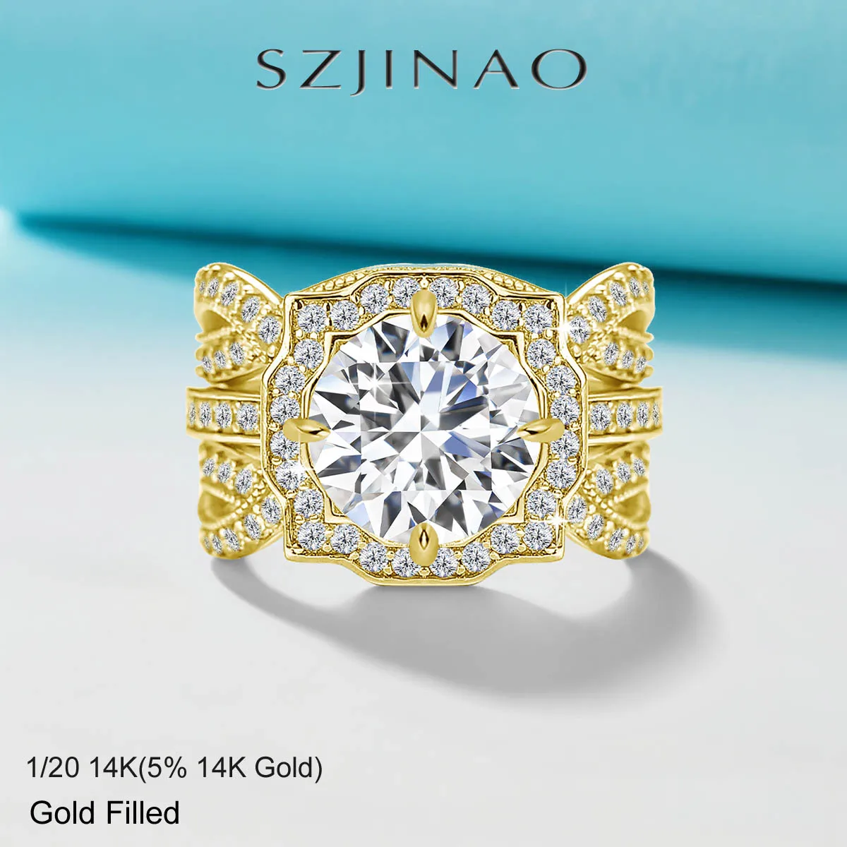 14-каратное золото, 3 шт., штабелируемое кольцо с муассанитом, круглый комплект колец 3 карата D цвета Au5855, роскошное свадебное кольцо в стиле ретро для женщин, обручальные украшения
14-каратное золото, 3 шт., штабелируемое кольцо с муассанитом, круглый комплект колец 3 карата D цвета Au5855, роскошное свадебное кольцо в стиле ретро для женщин, обручальные украшения