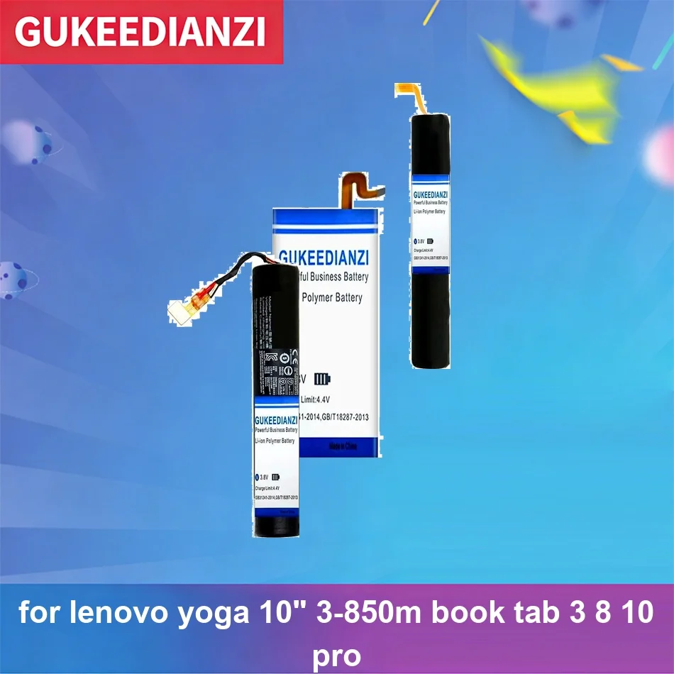 Tablet Battery 4800-12000mAh For Lenovo Yoga 10" 3-850M Book Tab 3 8 10 Pro L15D3K32 / L15C3K32 L15D1P31 L15C2P31 ( Android )
Tablet Battery 4800-12000mAh For Lenovo Yoga 10" 3-850M Book Tab 3 8 10 Pro L15D3K32 / L15C3K32 L15D1P31 L15C2P31 ( Android )