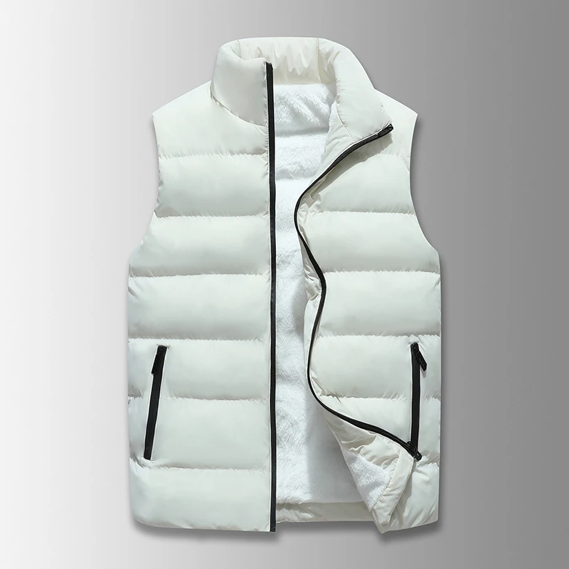 Jacket New Men fleece warm Windproof Vest Jacket Male Casual Coat Autumn Winter new Solid Color Sleeveless Velvet Waistcoat
Jacket New Men fleece warm Windproof Vest Jacket Male Casual Coat Autumn Winter new Solid Color Sleeveless Velvet Waistcoat