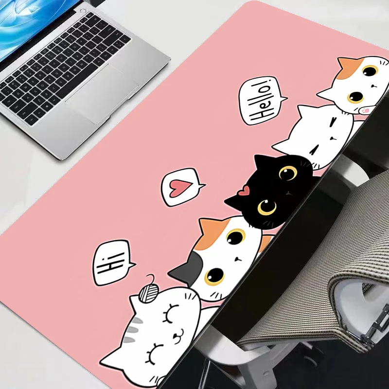 Mouse Pad Anime cute kitten Gaming Accessories Mousepad durable new Gamer PC Completo Computer Keyboard Desk Mat Varmilo
Mouse Pad Anime cute kitten Gaming Accessories Mousepad durable new Gamer PC Completo Computer Keyboard Desk Mat Varmilo