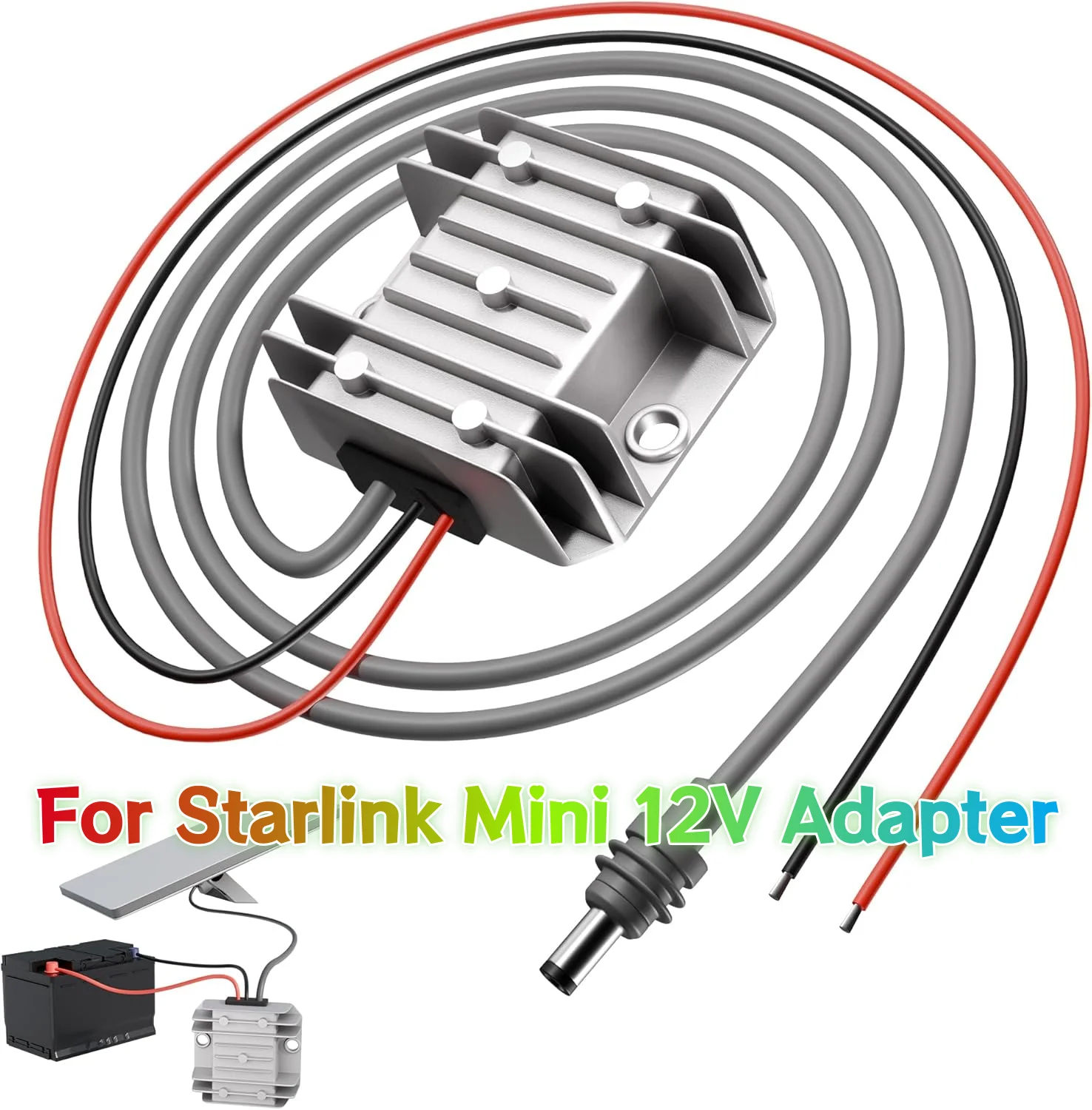 Адаптер для Starlink DC12V, преобразователь шнура питания для Starlink Mini, комплект для преобразования 10-28 В до 30 В, штекер постоянного тока
Адаптер для Starlink DC12V, преобразователь шнура питания для Starlink Mini, комплект для преобразования 10-28 В до 30 В, штекер постоянного тока