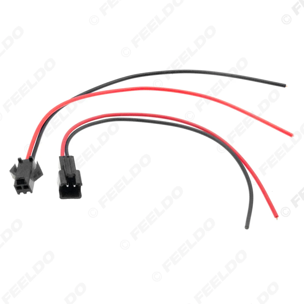FEELDO Car Male To Female Plug 2PIN Headlight Pigtail Terminal Connecting Wiring For Auto Projector Lens Modification DIY Wire
FEELDO Car Male To Female Plug 2PIN Headlight Pigtail Terminal Connecting Wiring For Auto Projector Lens Modification DIY Wire