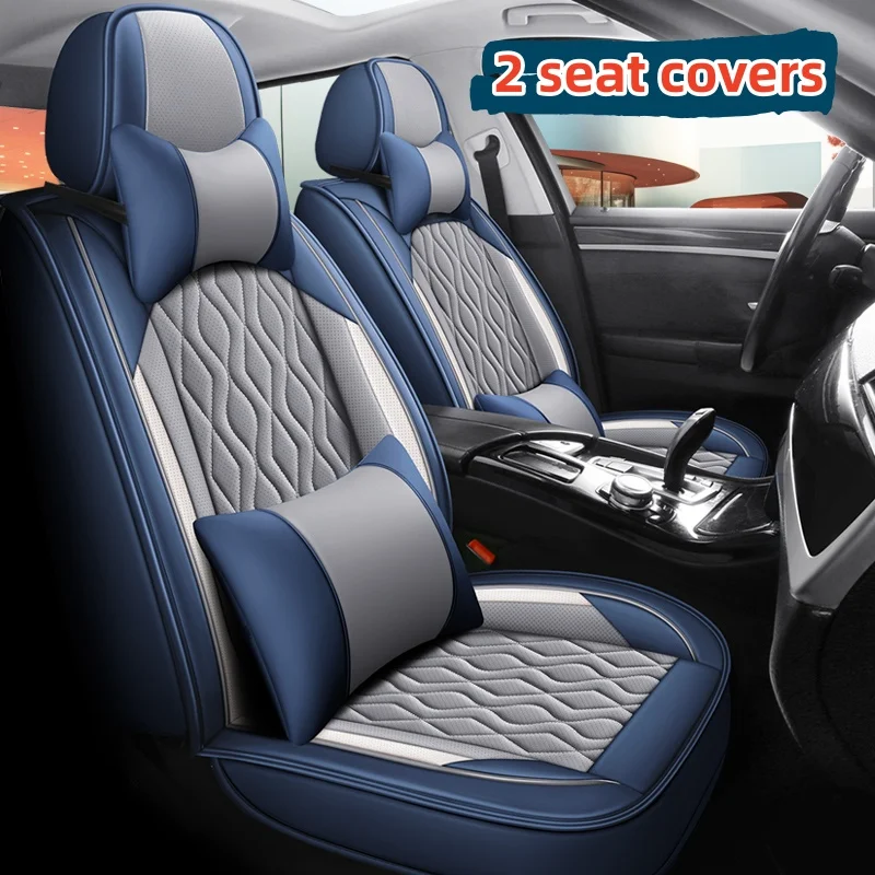 (Luxury Edition) Front Double Seats, Equipped with 2 Comfortable Headrests and 2 Soft Lumbar Supports, Luxurious Nappa Leather Full-Cover Car Seat Covers, Universal Fit, Breathable and Not Stuffy, Comfortable for All Seasons, Easy to Clean and Maintain, E
(Luxury Edition) Front Double Seats, Equipped with 2 Comfortable Headrests and 2 Soft Lumbar Supports, Luxurious Nappa Leather Full-Cover Car Seat Covers, Universal Fit, Breathable and Not Stuffy, Comfortable for All Seasons, Easy to Clean and Maintain, E