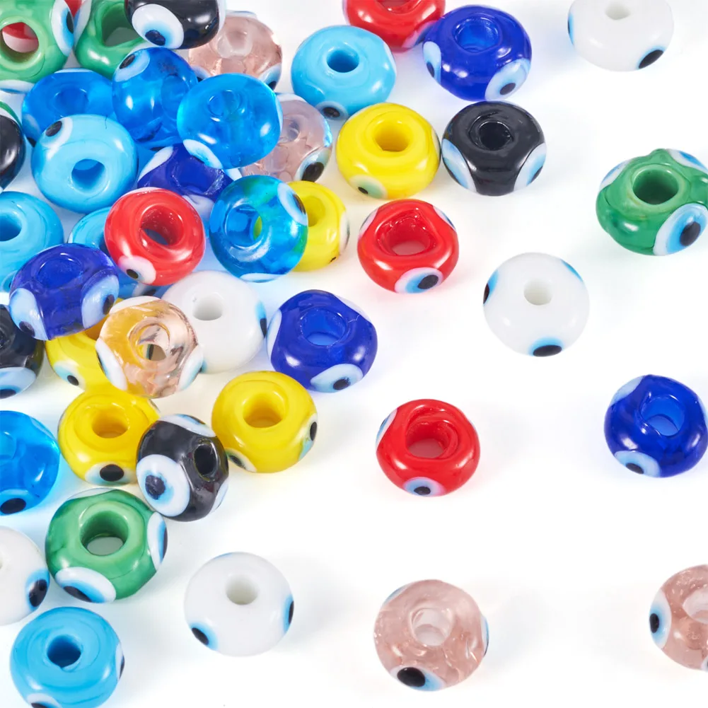 1 Set Flat Round Evil Eye Lampwork Beads Loose Beads for Diy Handmade Bracelets Necklace Key Chain Lucky Friendship Gifts Crafts
1 Set Flat Round Evil Eye Lampwork Beads Loose Beads for Diy Handmade Bracelets Necklace Key Chain Lucky Friendship Gifts Crafts