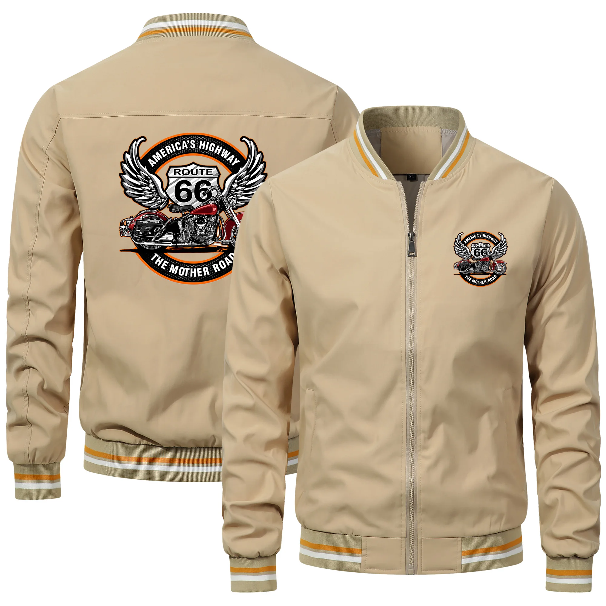 66 Park Road Jacket Men's Fashion Zipper Jacket Spring/ Autumn Outdoor Motorcycle Cycling Sportswear Casual Hip Hop Basebal Tops
66 Park Road Jacket Men's Fashion Zipper Jacket Spring/ Autumn Outdoor Motorcycle Cycling Sportswear Casual Hip Hop Basebal Tops