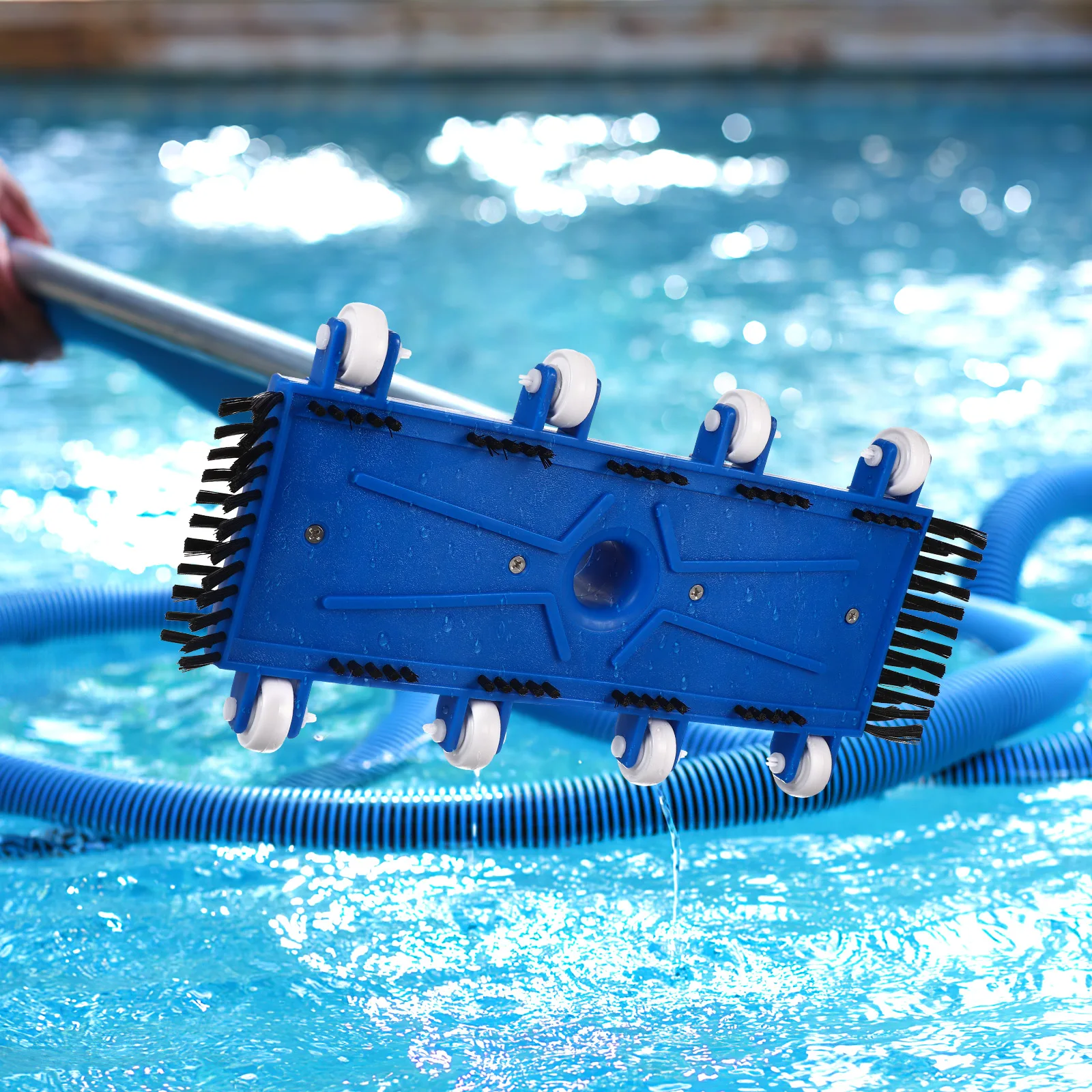 Pool Vacuum Head for Easy Cleaning PP Plastic Heavy Duty Design Fits Most Poles Hoses Cleaning Accessories Gardening Tools
Pool Vacuum Head for Easy Cleaning PP Plastic Heavy Duty Design Fits Most Poles Hoses Cleaning Accessories Gardening Tools
