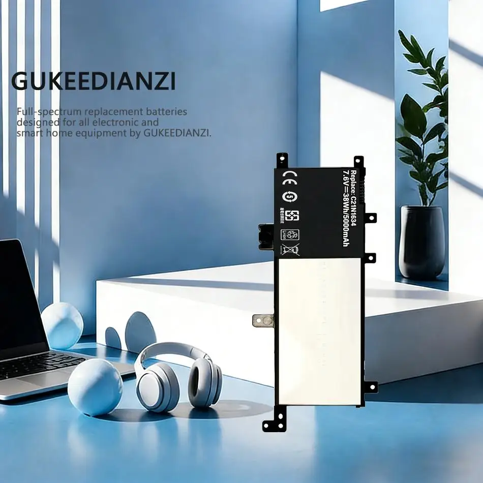 Аккумулятор для ноутбука 4840 мАч C21N1634, высокоэффективный, для Asus A580U X580U X580B A542U R542U R542UR X542U V587U FL5900L FL8000U
Аккумулятор для ноутбука 4840 мАч C21N1634, высокоэффективный, для Asus A580U X580U X580B A542U R542U R542UR X542U V587U FL5900L FL8000U