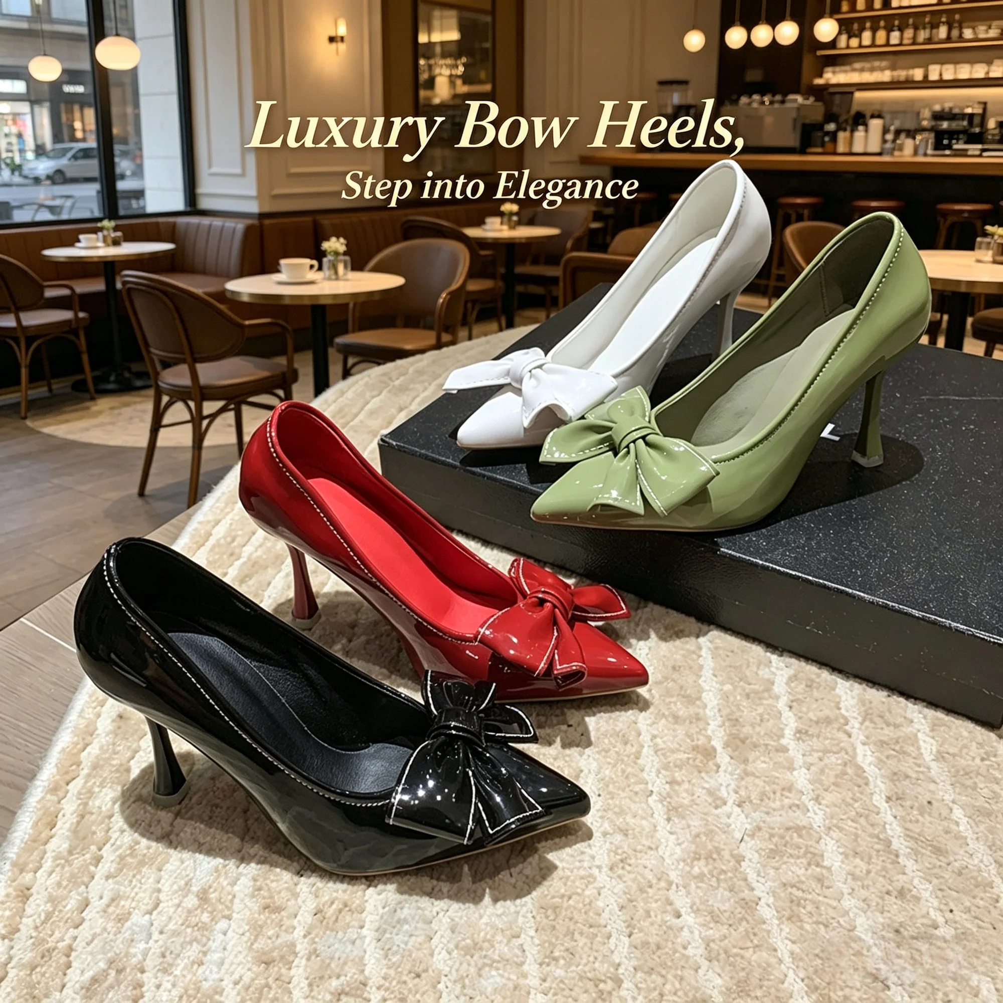 2026 New Fashion Bow Pointed Toe Women Thin Heels Pumps Ladies Wedding Party Dress High Heels Shoes Zapatillas De Mujer
2026 New Fashion Bow Pointed Toe Women Thin Heels Pumps Ladies Wedding Party Dress High Heels Shoes Zapatillas De Mujer