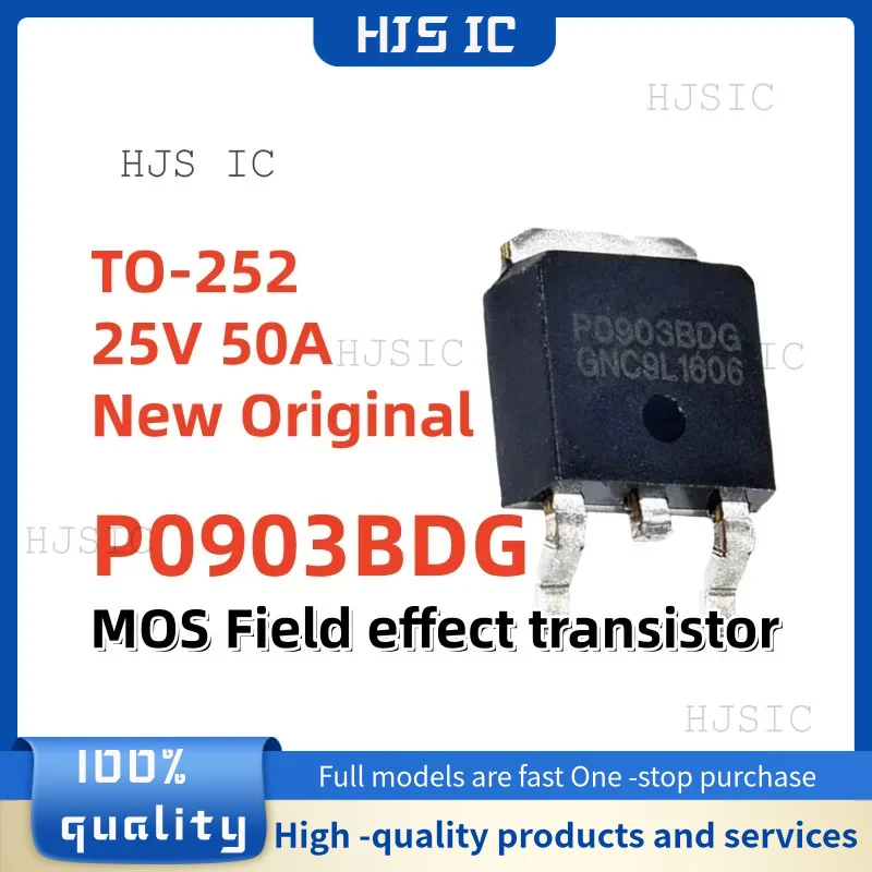 10-20-30PCS 100% New Original P0903BDG P0903BDL P0903BD TO-252 25V 50A MOSFET Field effect transistor
10-20-30PCS 100% New Original P0903BDG P0903BDL P0903BD TO-252 25V 50A MOSFET Field effect transistor
