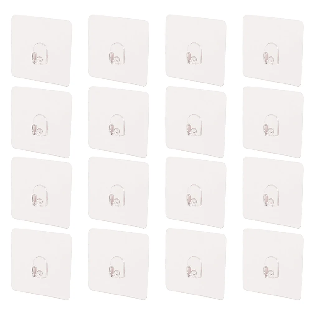 12 Pcs No Trace Hooks Clear PVC Adhesive Wall Mounted Bathroom Kitchen Hooks Strong Bearing Washable Reusable Storage
12 Pcs No Trace Hooks Clear PVC Adhesive Wall Mounted Bathroom Kitchen Hooks Strong Bearing Washable Reusable Storage
