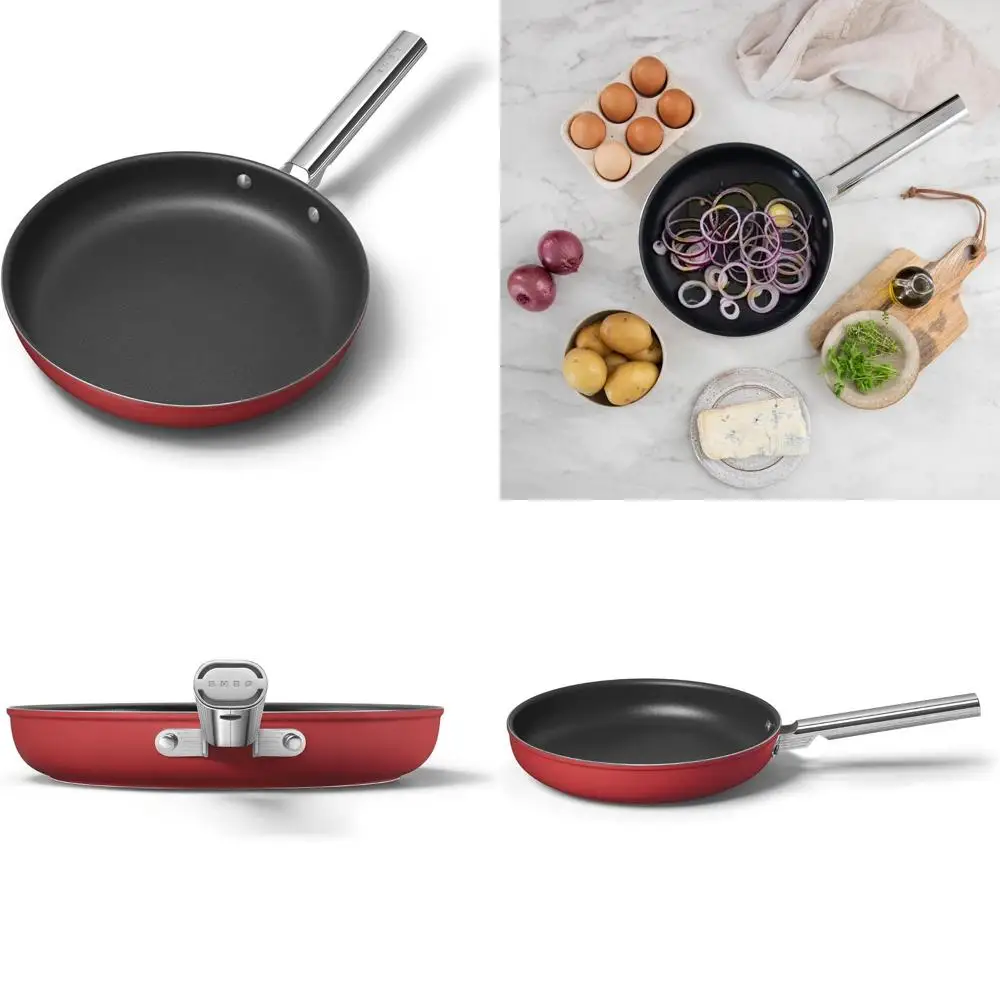 12-дюймовая красная сковорода с антипригарным покрытием и эргономичной ручкой для кулинарного превосходства на кухне
12-дюймовая красная сковорода с антипригарным покрытием и эргономичной ручкой для кулинарного превосходства на кухне