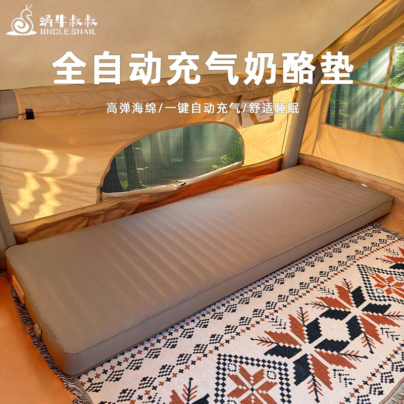 Snail Uncle PVC Auto Inflatable Camping Mattress Portable Single Cheese Pad for Home Use
Snail Uncle PVC Auto Inflatable Camping Mattress Portable Single Cheese Pad for Home Use