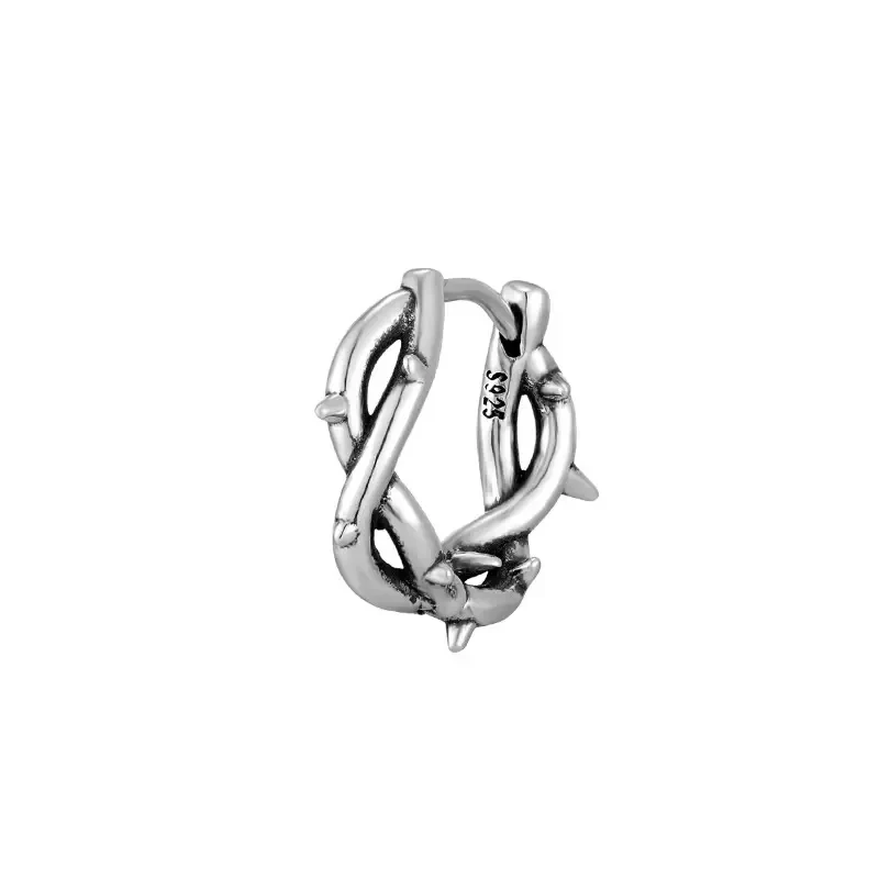 S925 Sterling Silver Thorn Earrings Premium Light Luxury Cool Style Men's/Women's Hip Hop Street Jewelry
S925 Sterling Silver Thorn Earrings Premium Light Luxury Cool Style Men's/Women's Hip Hop Street Jewelry
