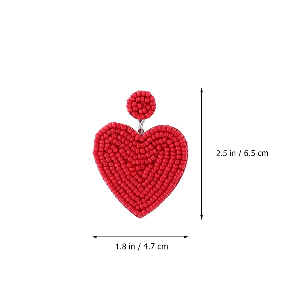 Heart Earrings Rice Beads Long Dangle Accessories Women Girls Valentine Gift Lovely Design Elegant Fashion Jewelry
Heart Earrings Rice Beads Long Dangle Accessories Women Girls Valentine Gift Lovely Design Elegant Fashion Jewelry