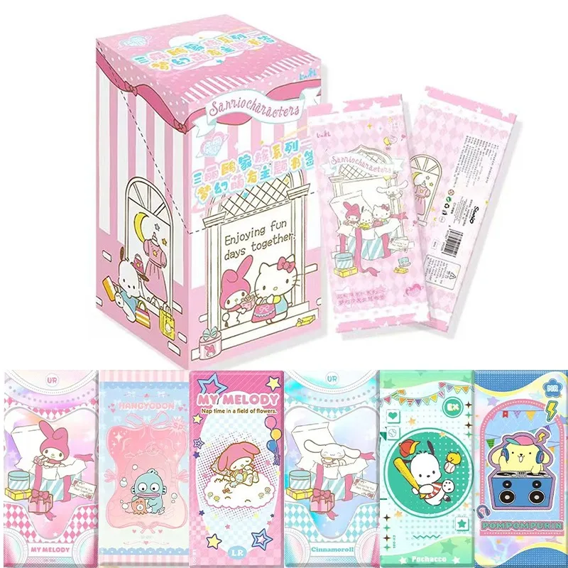 Подлинные KAYOU Sanrio Dreamy, милые тематические карты-закладки, семейные аниме-коллекционные карты Sanrio, игрушки, подарки
Подлинные KAYOU Sanrio Dreamy, милые тематические карты-закладки, семейные аниме-коллекционные карты Sanrio, игрушки, подарки