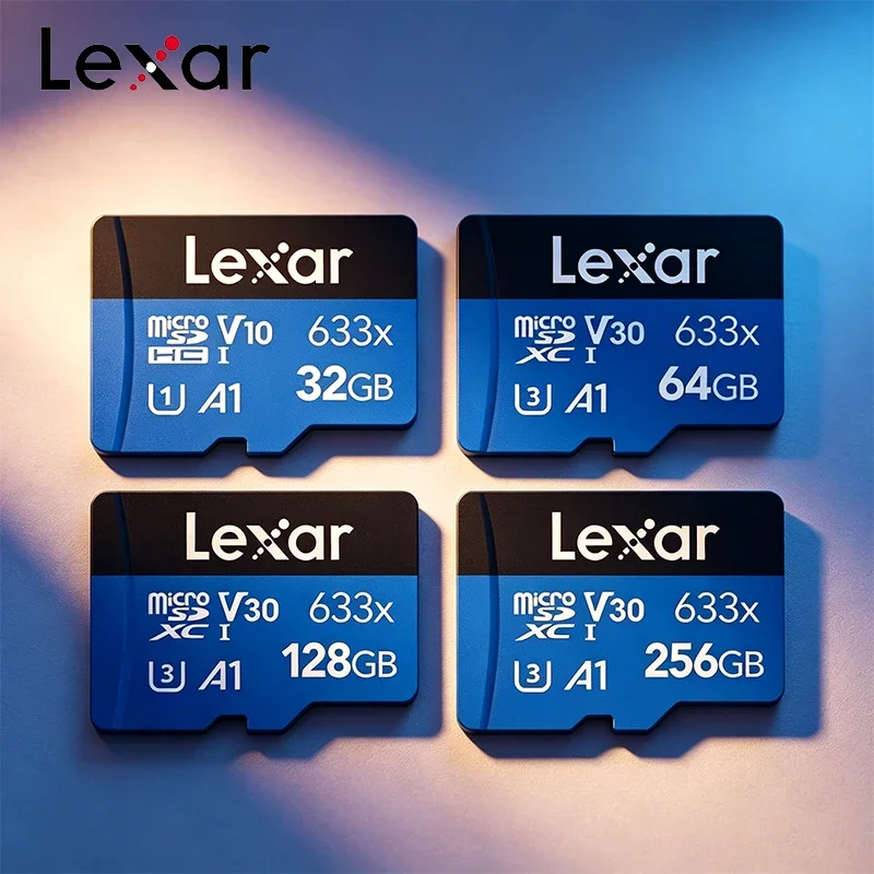 100% Original Lexar Class 10 A1 Memory Card 256GB 128GB 64GB SDXC V30 U3 32GB SDHC V10 U1 Lexar 633x Micro SD Card Flash Microsd
100% Original Lexar Class 10 A1 Memory Card 256GB 128GB 64GB SDXC V30 U3 32GB SDHC V10 U1 Lexar 633x Micro SD Card Flash Microsd