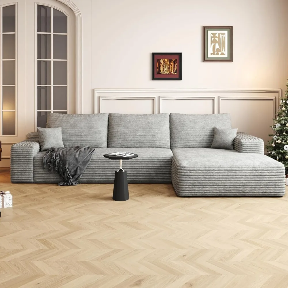 108" Sectional Couches for Living Room Modern Modular Sofa with L-Shape Couchs Upholstered Boneless Couch Deep Seat Sectional Co
108" Sectional Couches for Living Room Modern Modular Sofa with L-Shape Couchs Upholstered Boneless Couch Deep Seat Sectional Co