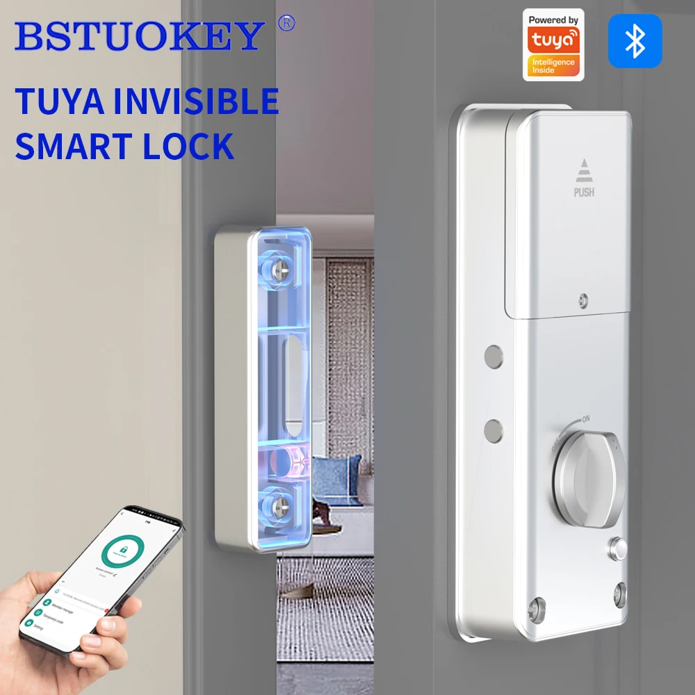 Support Tuya APP Remote Control Automatic IC Card Motor Lock Electronic Bluetooth No Drill Hole Installation For Wooden Door
Support Tuya APP Remote Control Automatic IC Card Motor Lock Electronic Bluetooth No Drill Hole Installation For Wooden Door