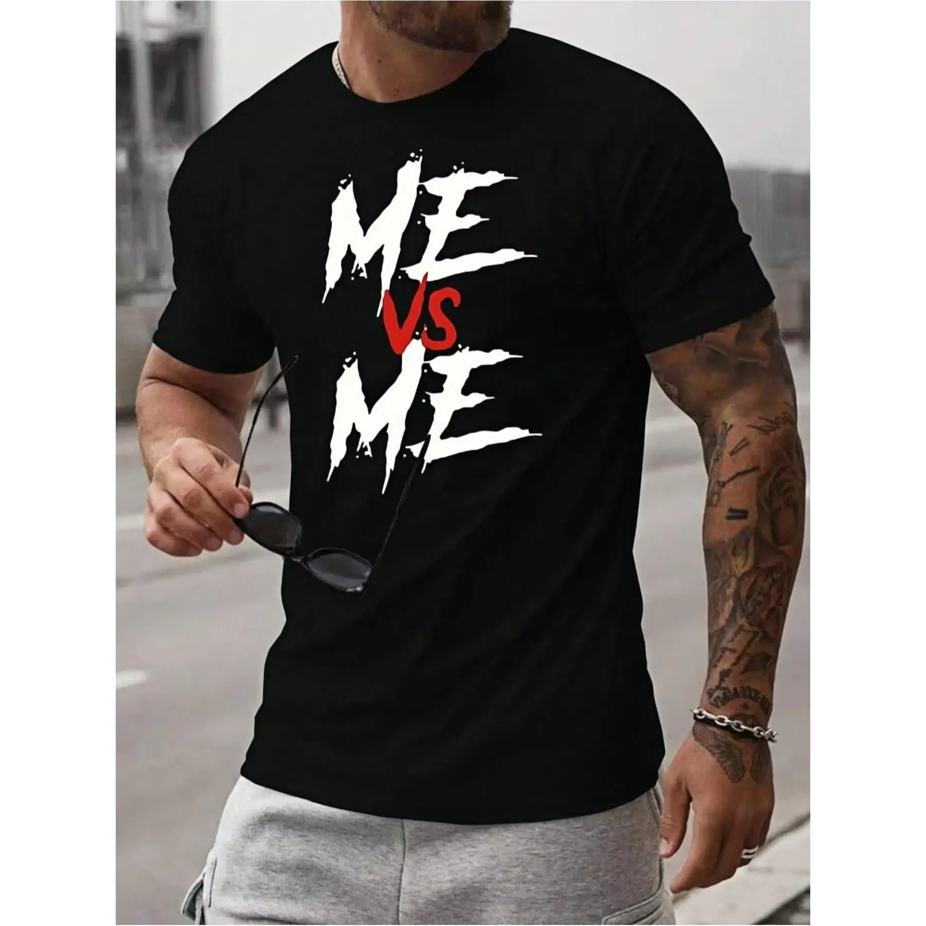 Funny Me Vs Me T-shirt Sarcastic Graphic Tee Streetwear Slogan Unisex Casual Loose Fit Summer Cotton Top
Funny Me Vs Me T-shirt Sarcastic Graphic Tee Streetwear Slogan Unisex Casual Loose Fit Summer Cotton Top