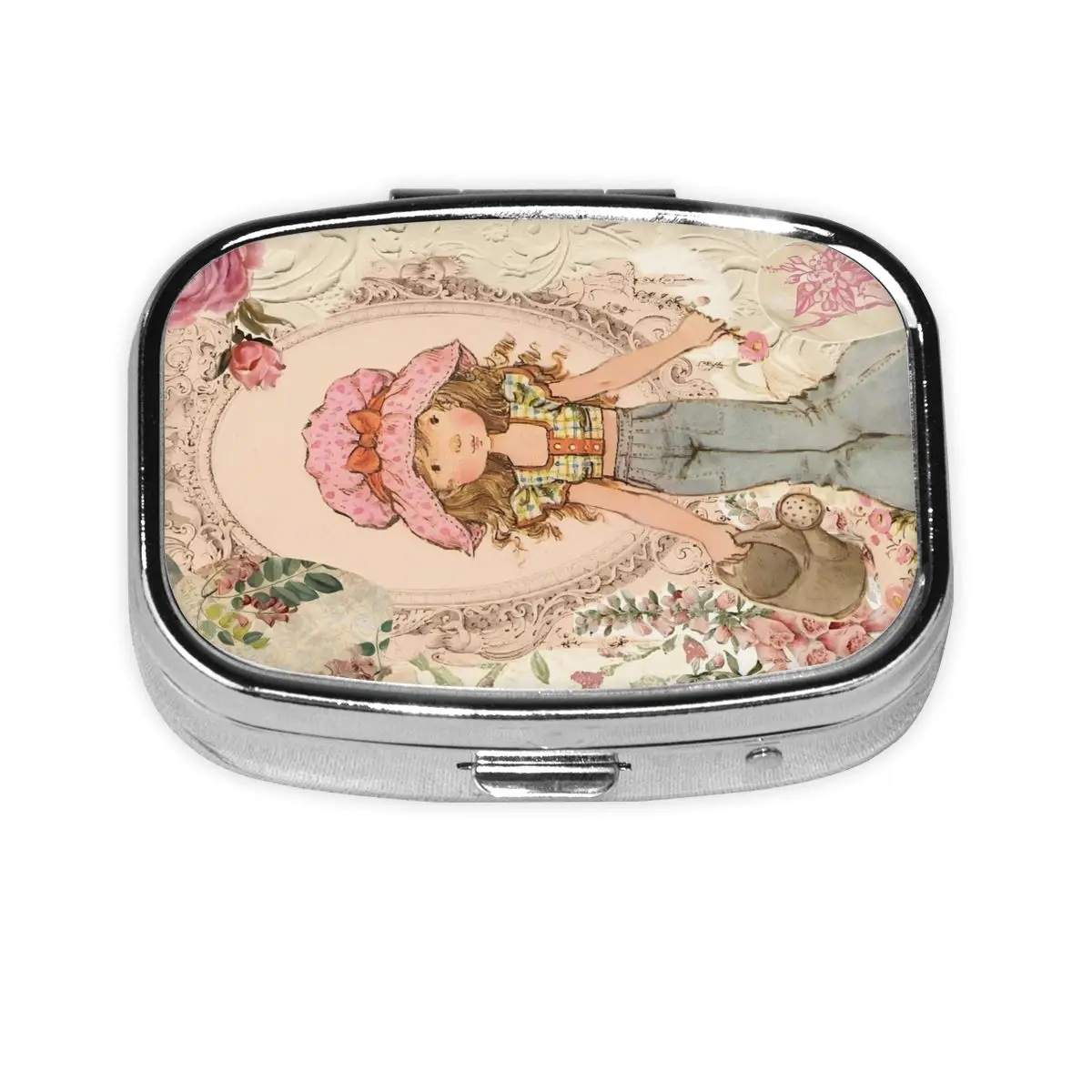 Custom Adorable Cute S-Sarahs K-Kays Square Pills Box Cartoon Mini Metal Pill Organizer Medicine Box Dispenser
Custom Adorable Cute S-Sarahs K-Kays Square Pills Box Cartoon Mini Metal Pill Organizer Medicine Box Dispenser
