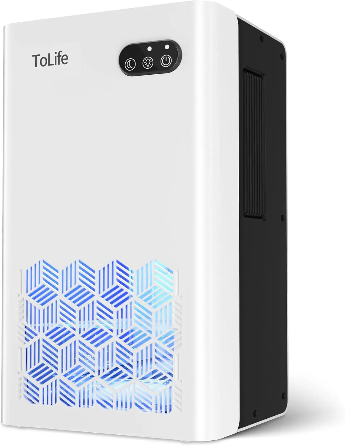 1000 sq.ft Dehumidifier for Home, 95 OZ Tank, Auto Shut Off, 7 Colors LED Light, White Black
1000 sq.ft Dehumidifier for Home, 95 OZ Tank, Auto Shut Off, 7 Colors LED Light, White Black
