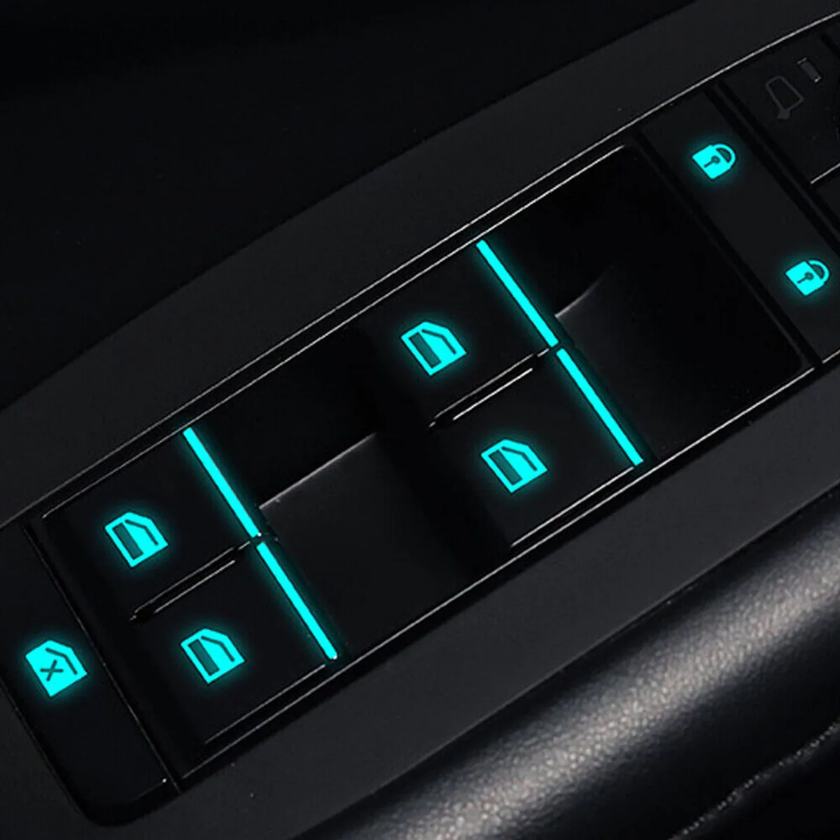 2 Sets Universal Luminous Blue Car Interior Window Door Switch Sticker Kit Accessories Reflective Decals Switch Car Door Window
2 Sets Universal Luminous Blue Car Interior Window Door Switch Sticker Kit Accessories Reflective Decals Switch Car Door Window