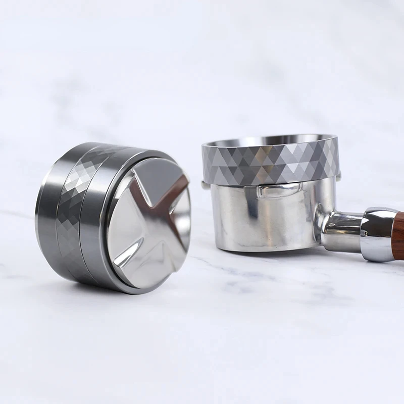 Coffee Tamper Double-Head 53mm Adjustable Espresso Distributor Leveler For 54mm Breville Portafilter Barista Accessories Tools
Coffee Tamper Double-Head 53mm Adjustable Espresso Distributor Leveler For 54mm Breville Portafilter Barista Accessories Tools