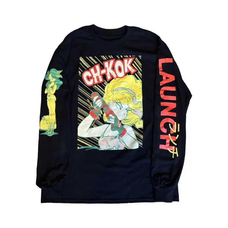 LAUNCH Dragon Ball Long Sleeve, Hand Printed
LAUNCH Dragon Ball Long Sleeve, Hand Printed