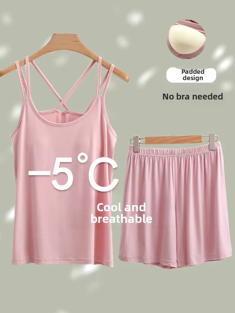 Large Size Modal Backless Shorts Women's Summer Braided Base Set Wearable Cooling Sleepwear Sleep Pants Comfortable Underwear
Large Size Modal Backless Shorts Women's Summer Braided Base Set Wearable Cooling Sleepwear Sleep Pants Comfortable Underwear